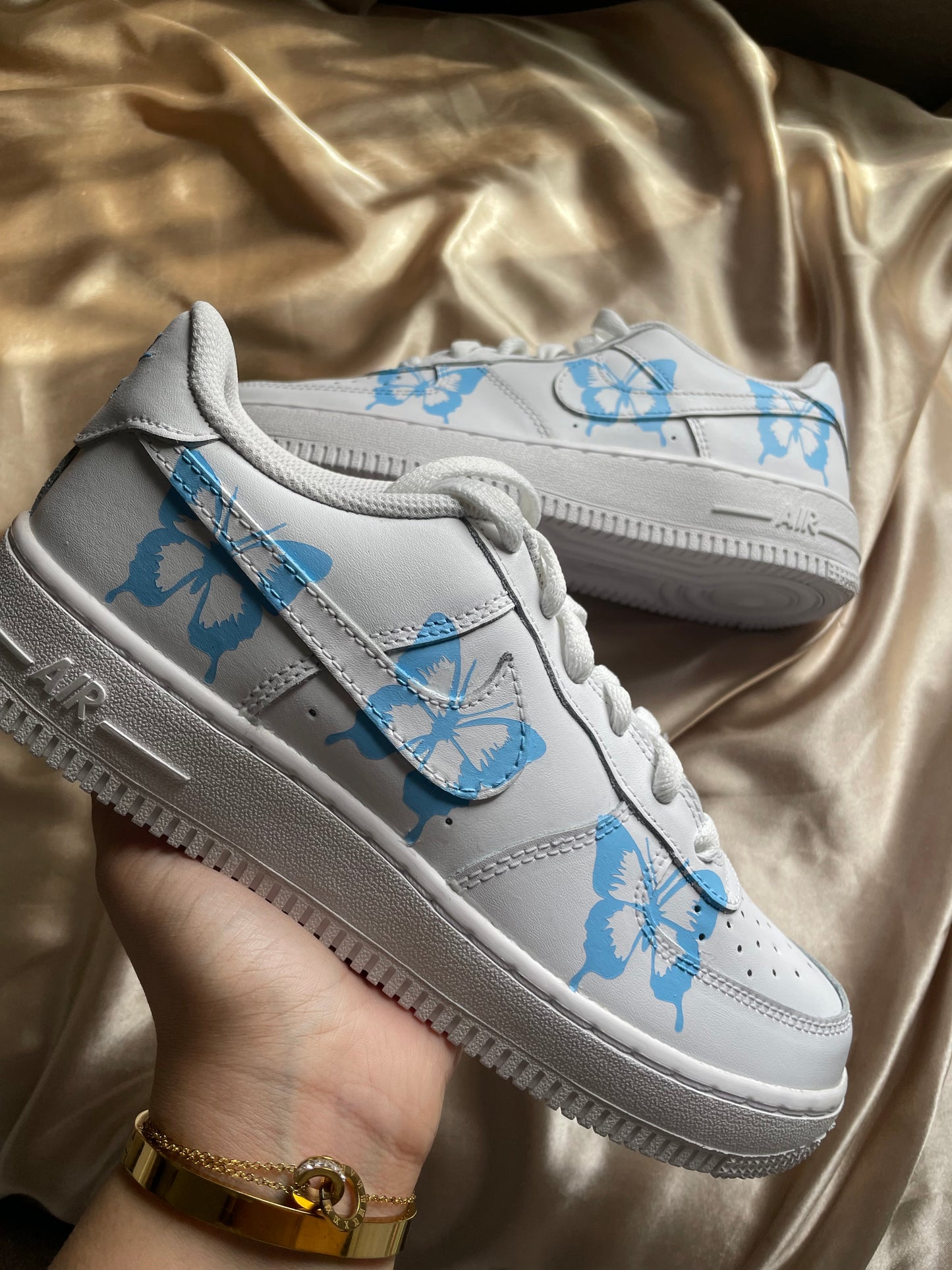 Blue Butterfly Custom Air Force 1