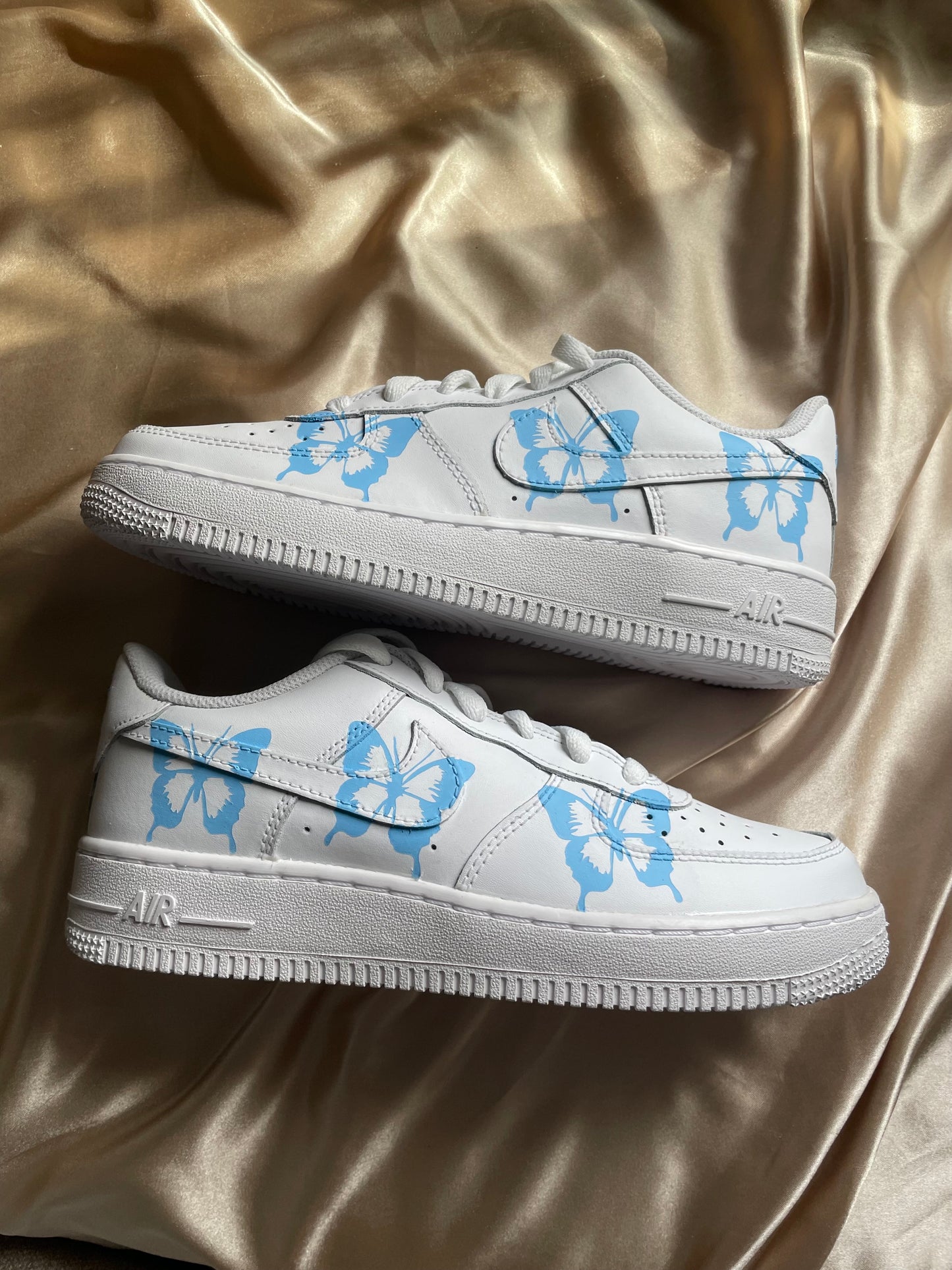 Blue Butterfly Custom Air Force 1