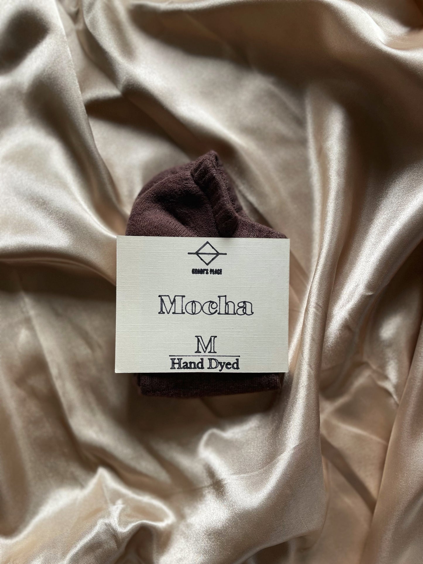 Mocha Brown Custom TieDye Everyday Cush Socks