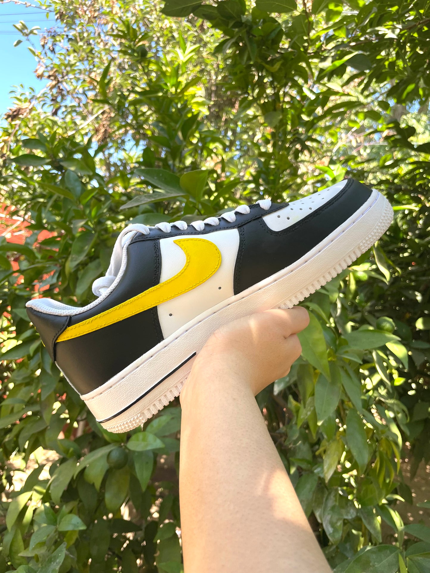 Midnight Black/Yellow Custom AF1