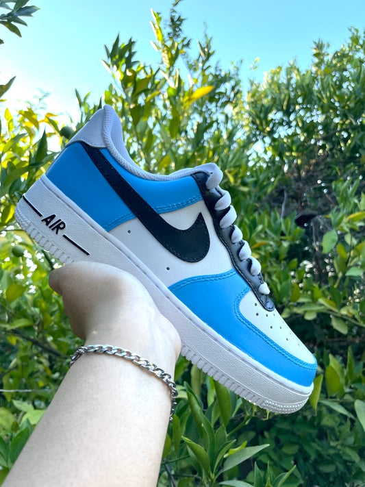 Black and Blue Custom AF1
