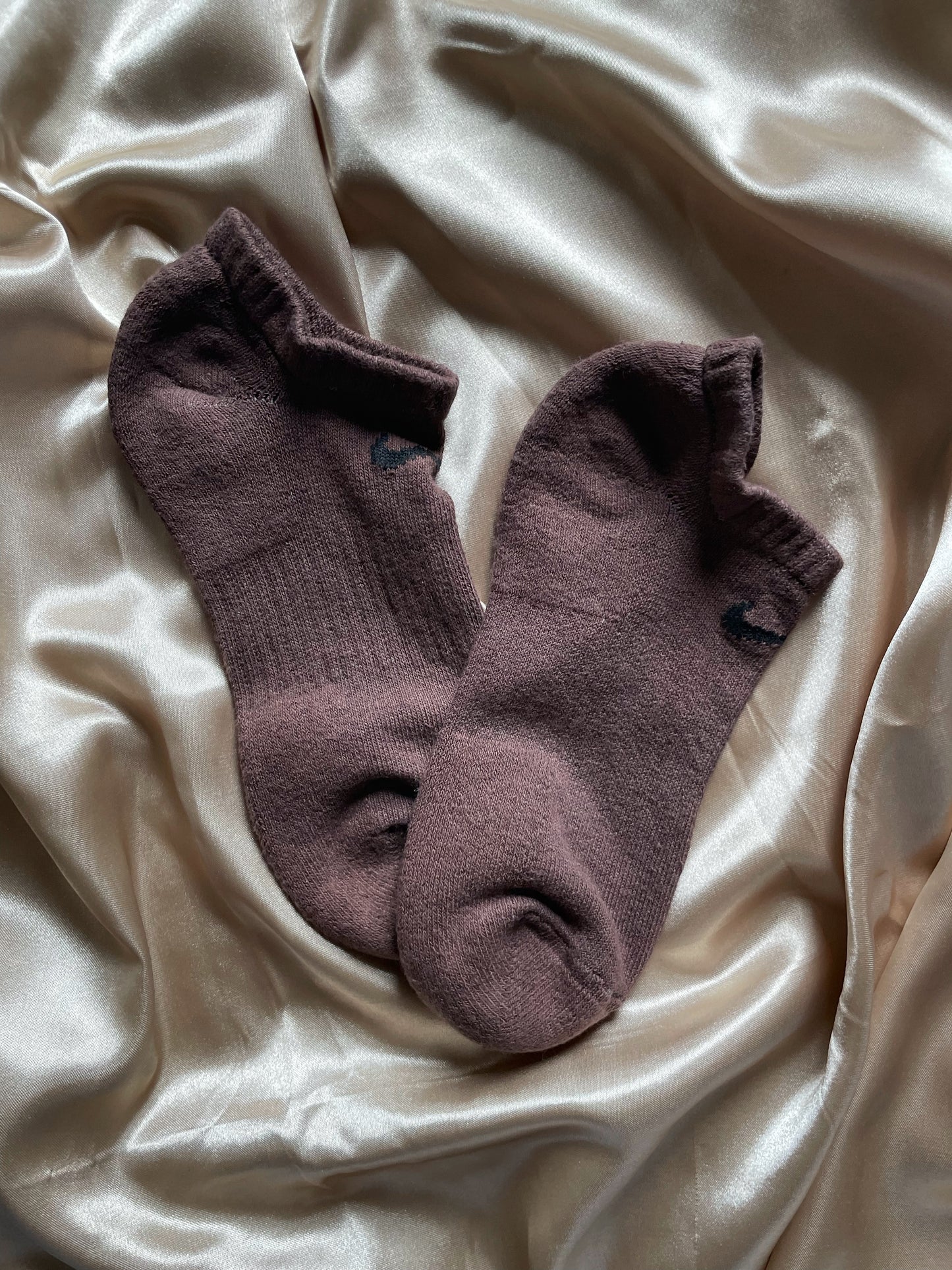 Mocha Brown Custom TieDye Everyday Cush Socks